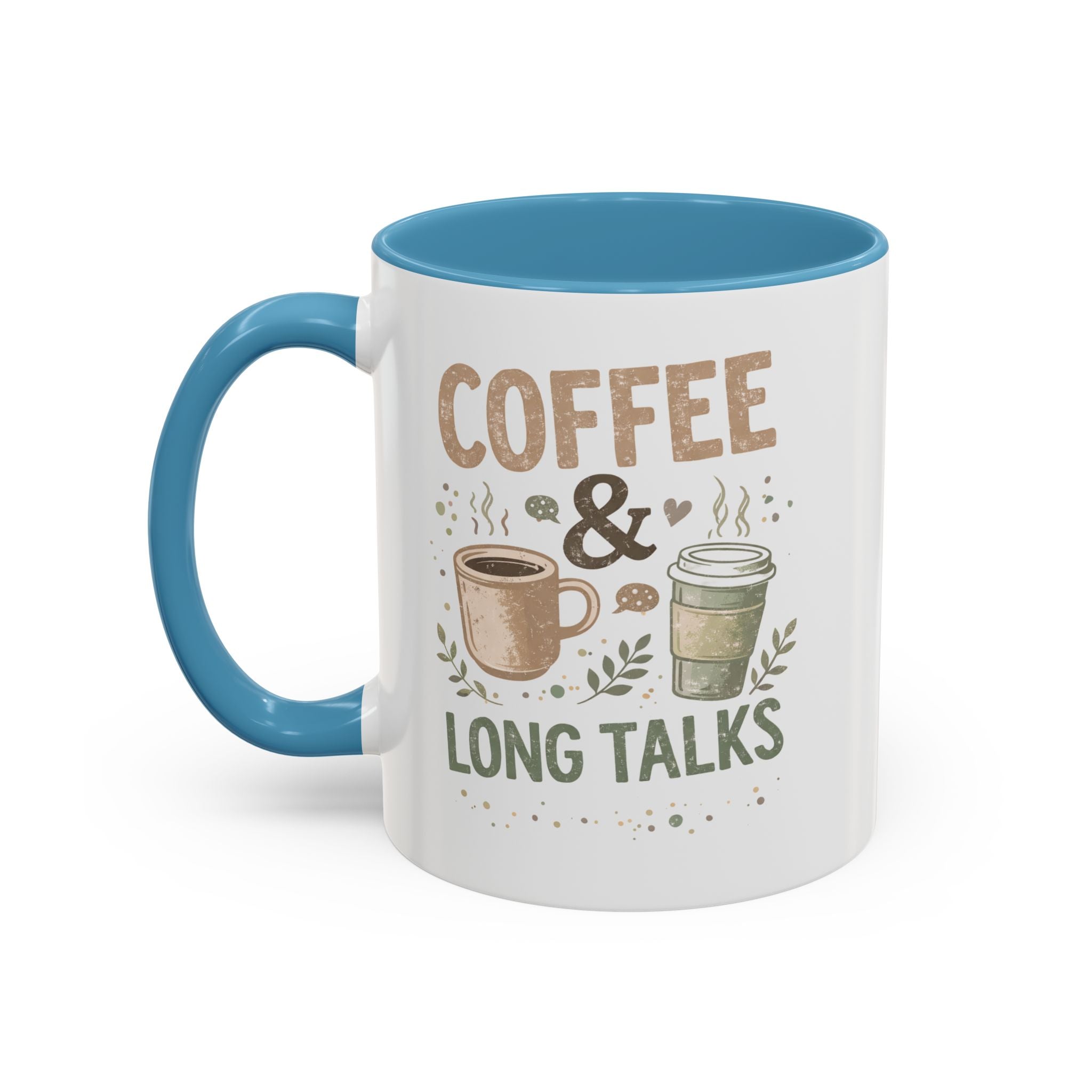 Coffee & Long Talks - Coffee Mug (11, 15oz)