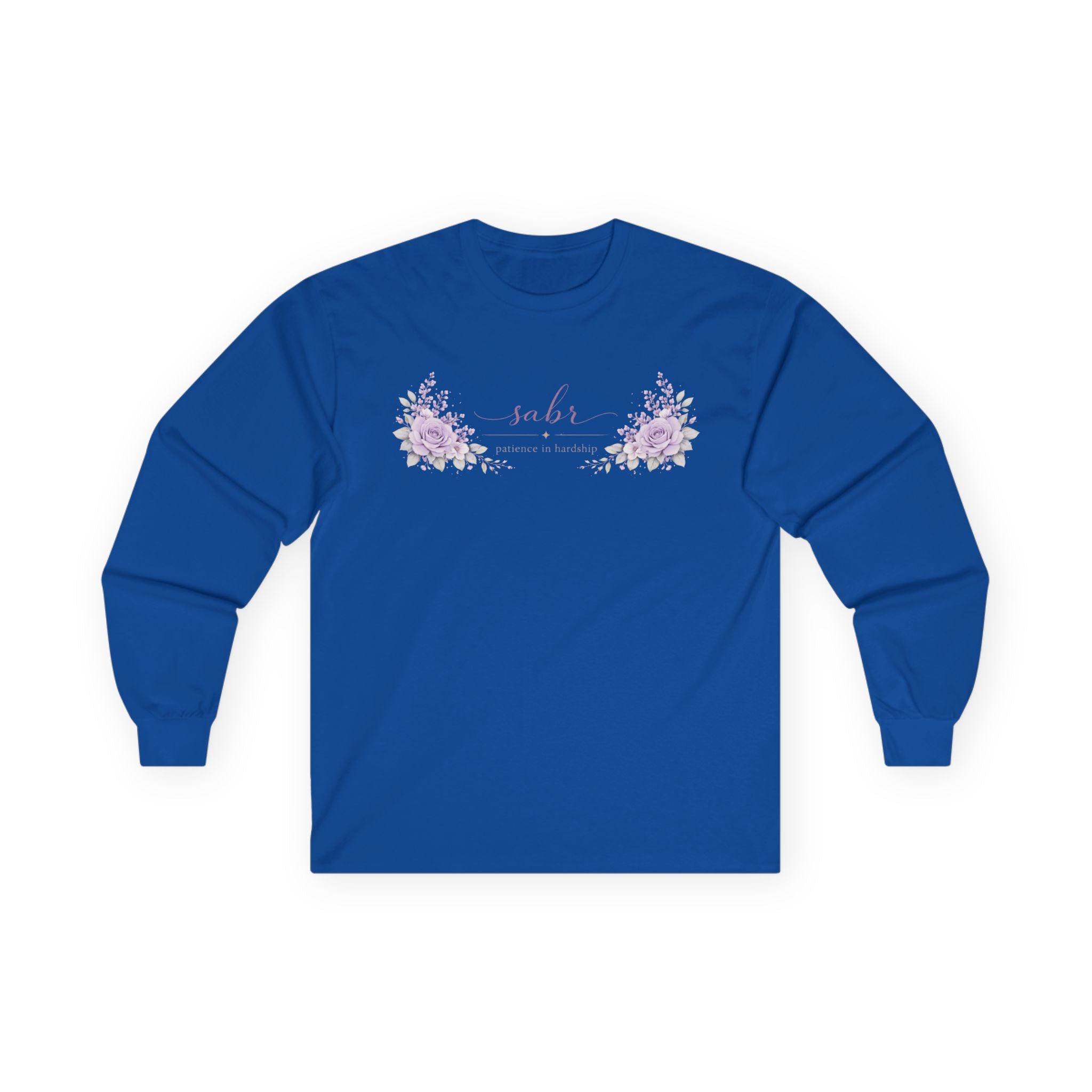 Sabr "Patience in Hardship" - Cotton Long Sleeve Tee