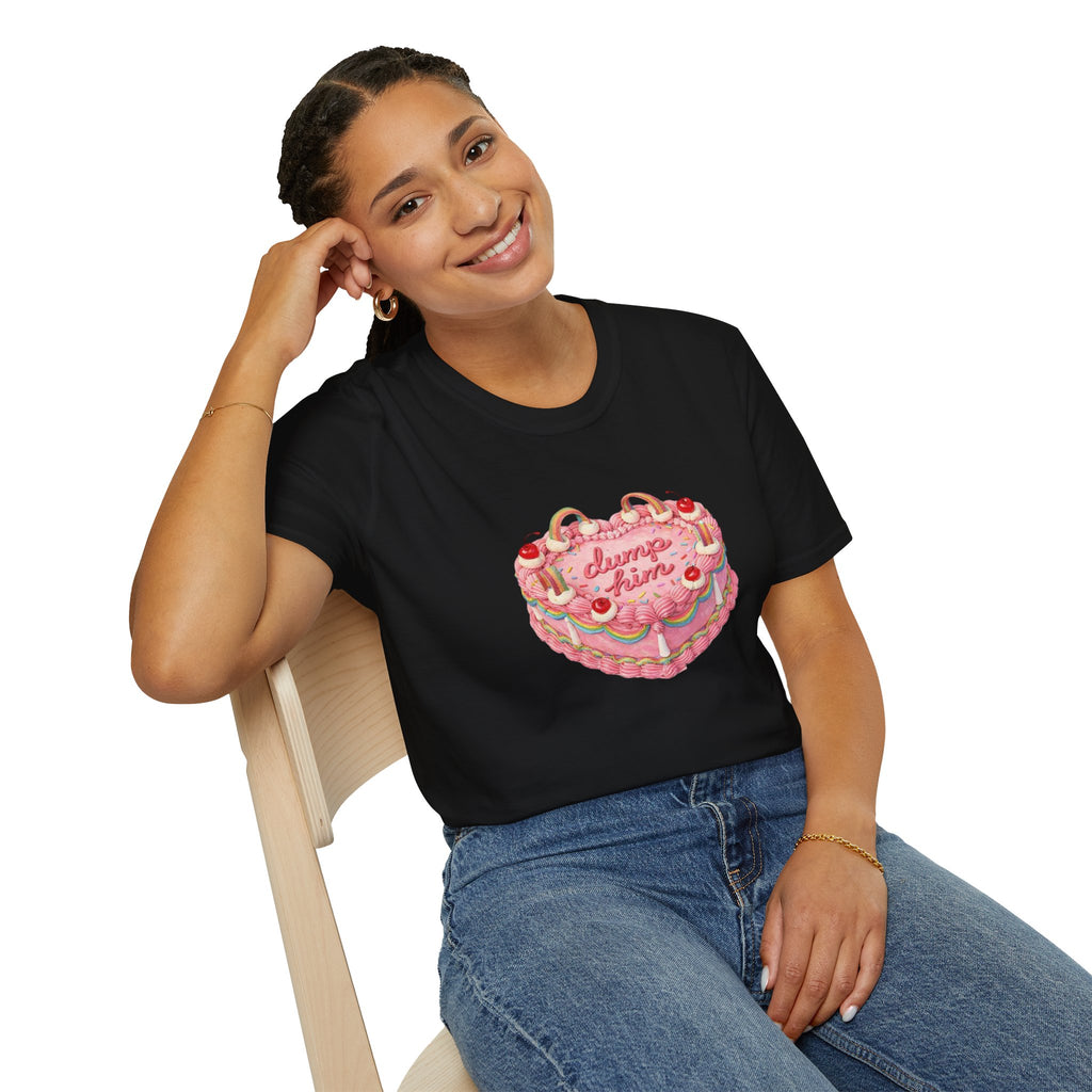 Dump Him Vintage Cake - Tee