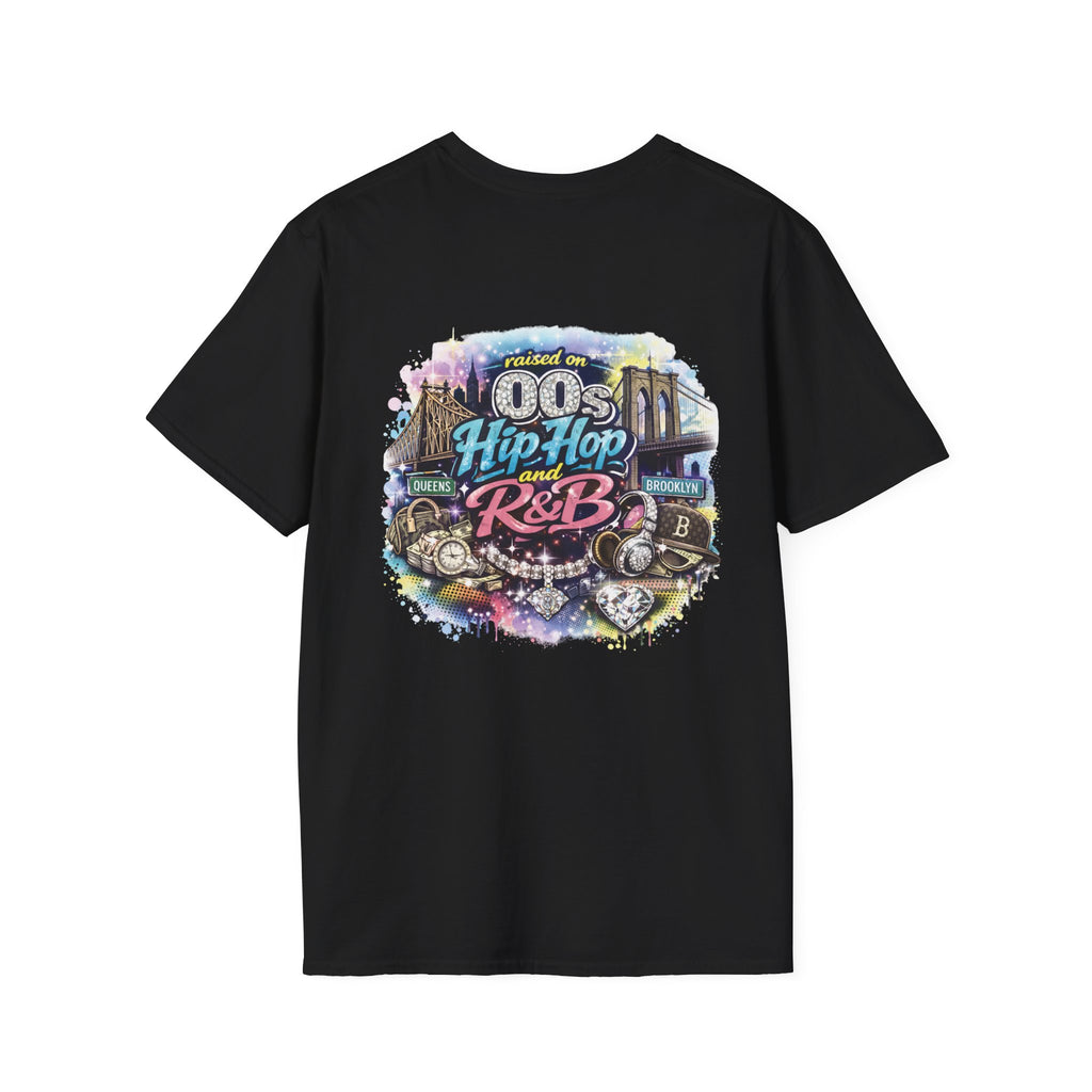 Raised on 00s Hip Hop & R&B – Front & Back Graphic