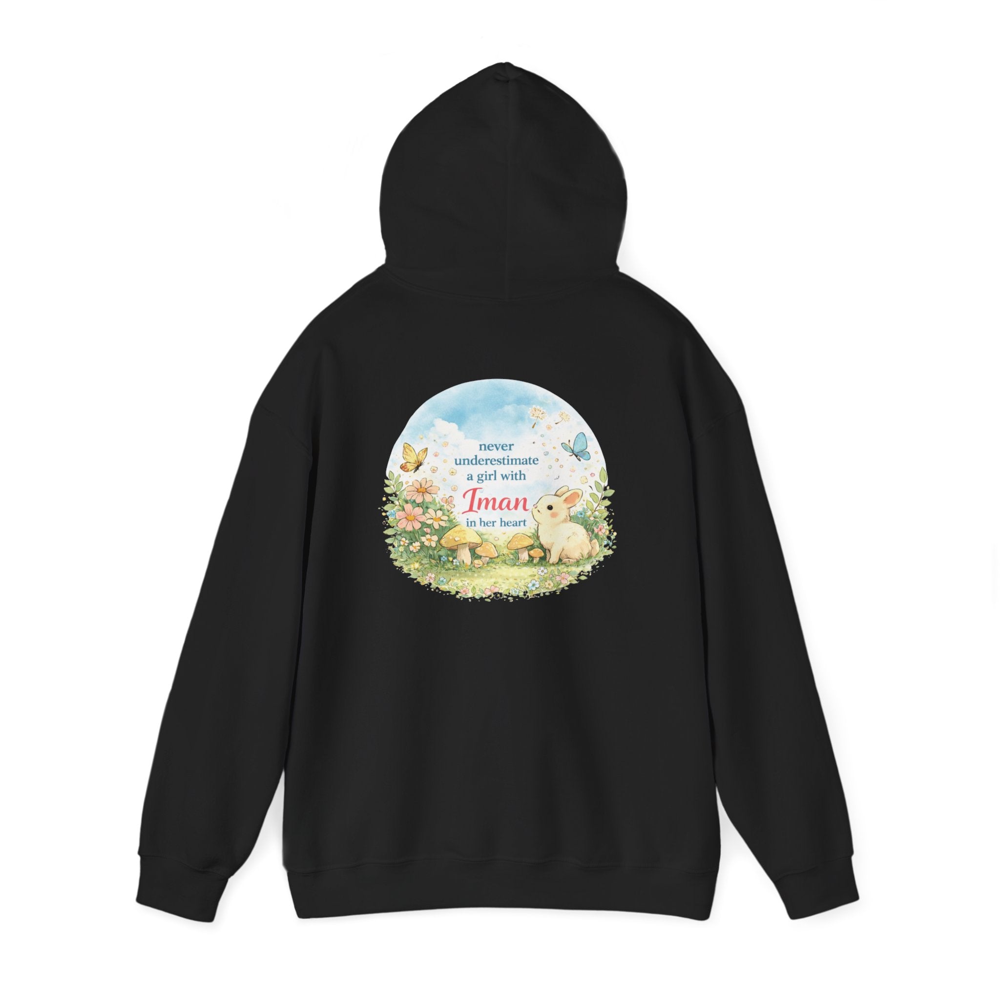 Girl with Iman in Her Heart - Hooded Sweatshirt