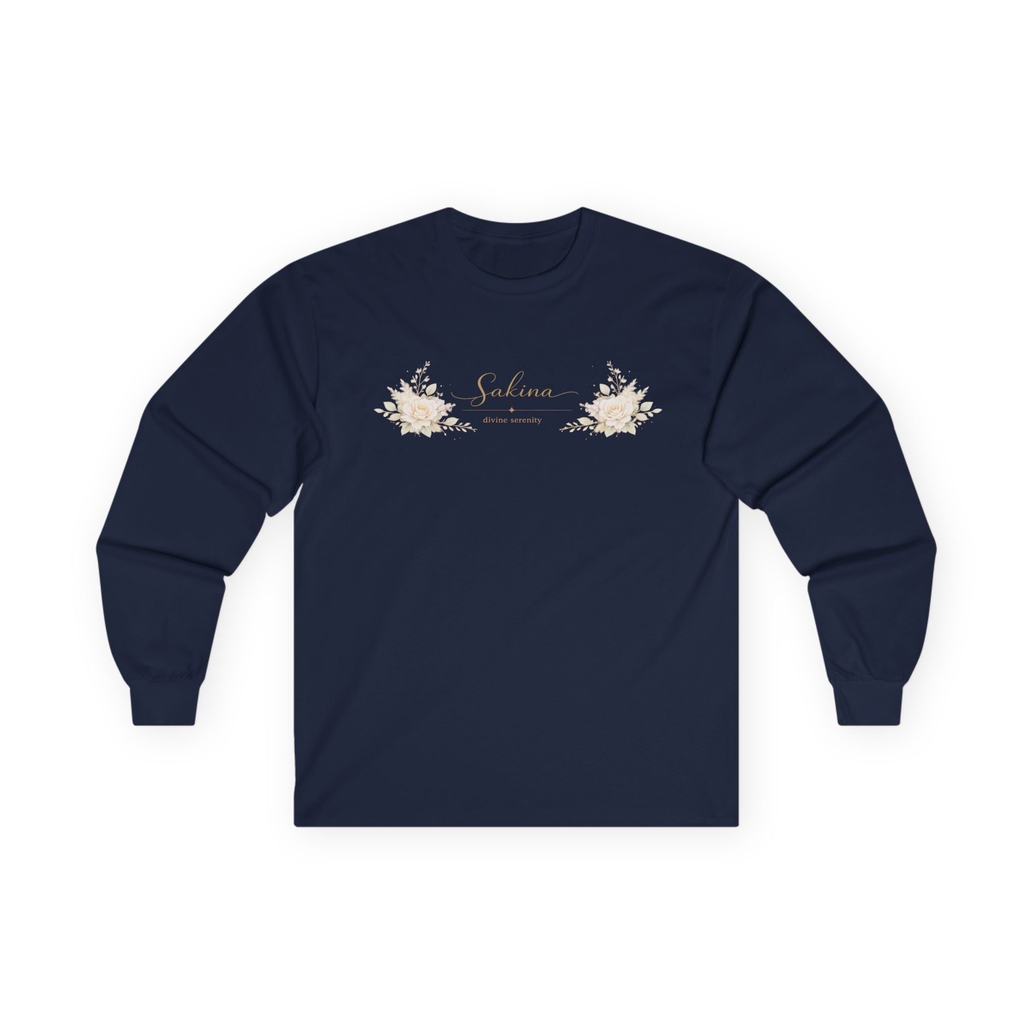 Sakina "Divine Serenity" - Cotton Long Sleeve Tee