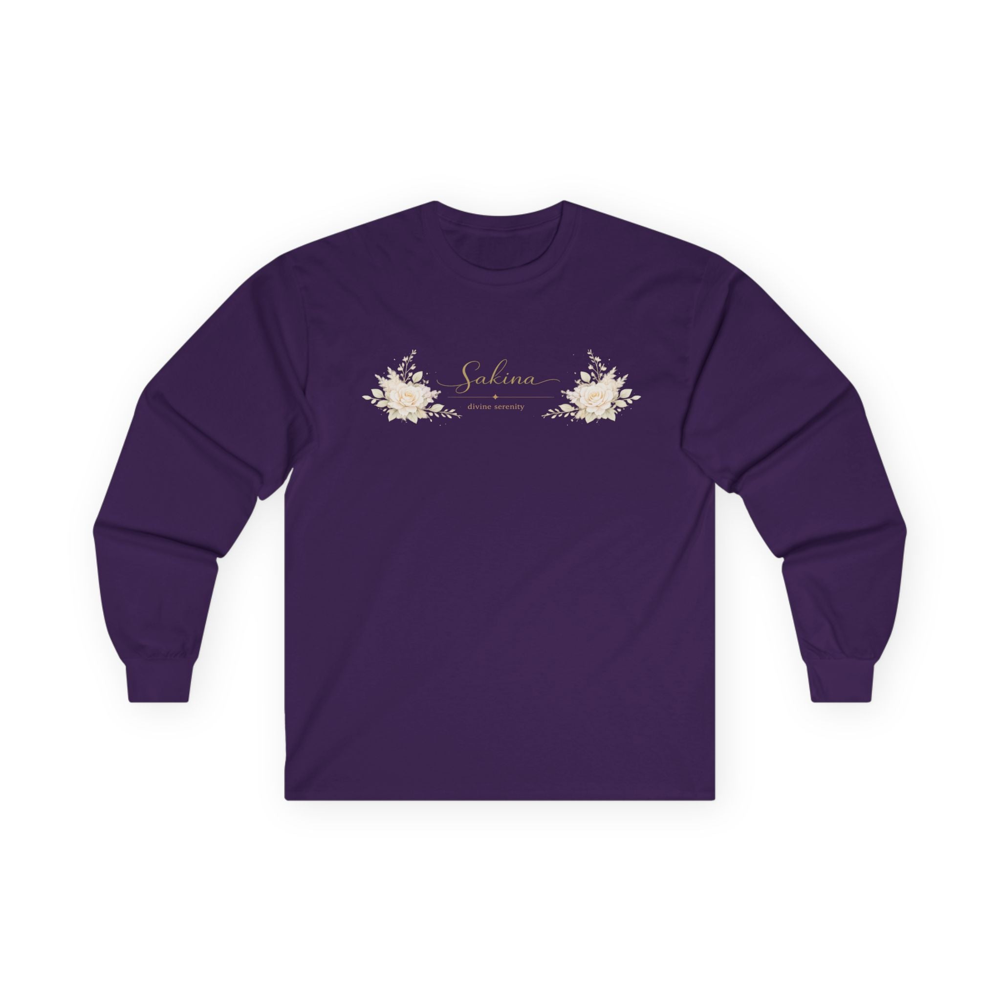 Sakina "Divine Serenity" - Cotton Long Sleeve Tee