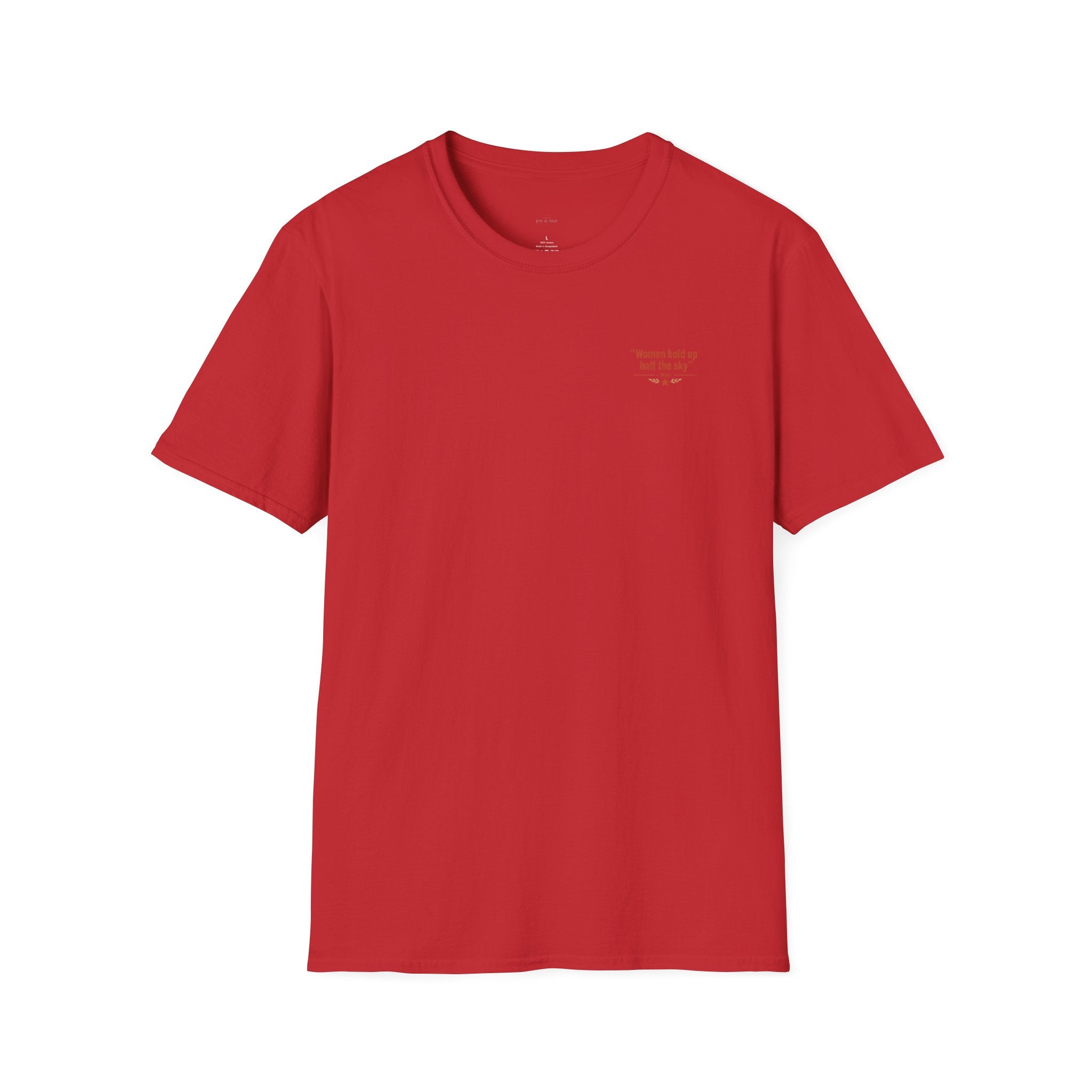 Women Hold Up Half the Sky – Front & Back Graphic Tee
