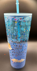 Remembrance of Allah Dual Lava Cup - Blue