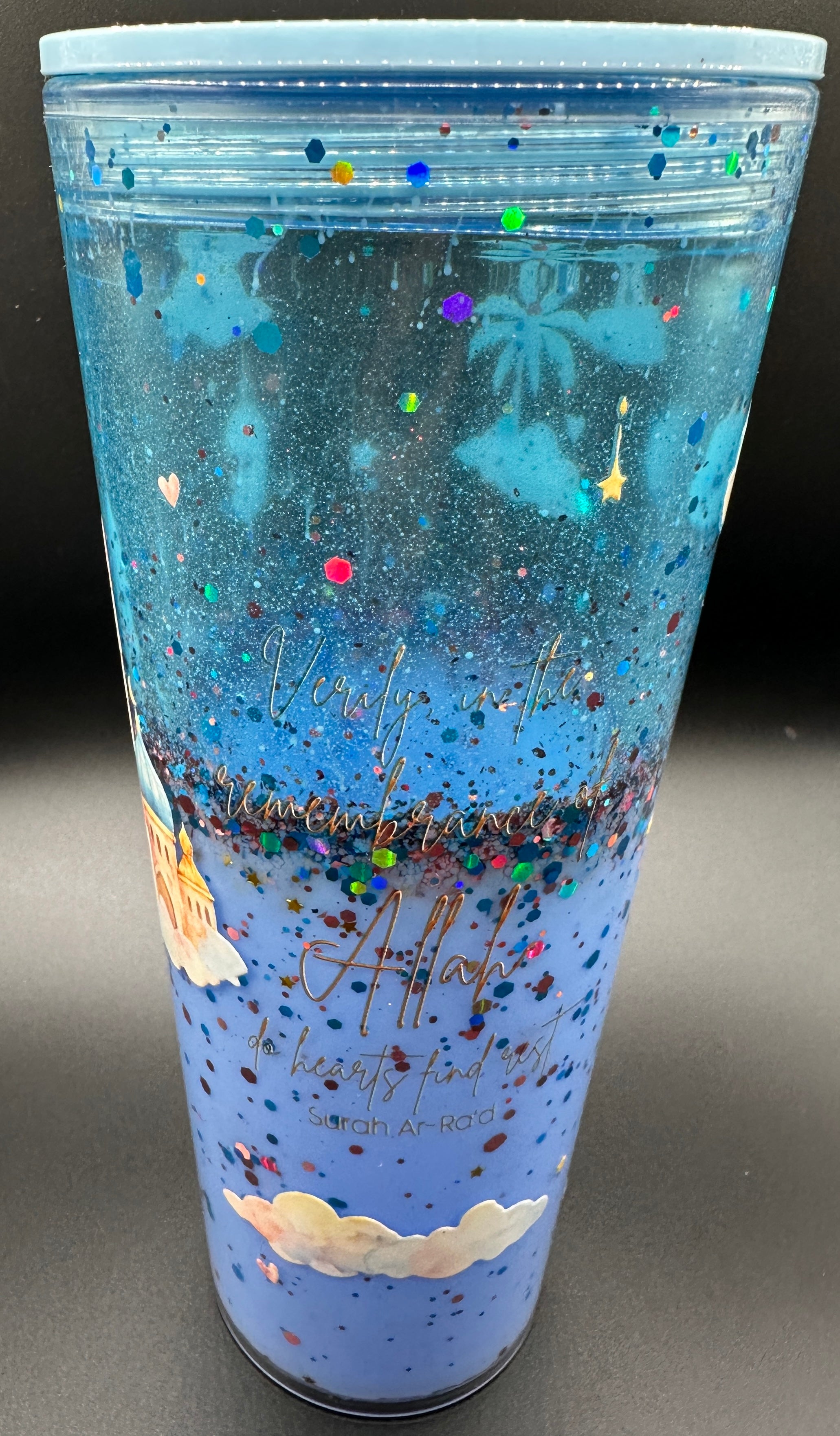 Remembrance of Allah Dual Lava Cup - Blue
