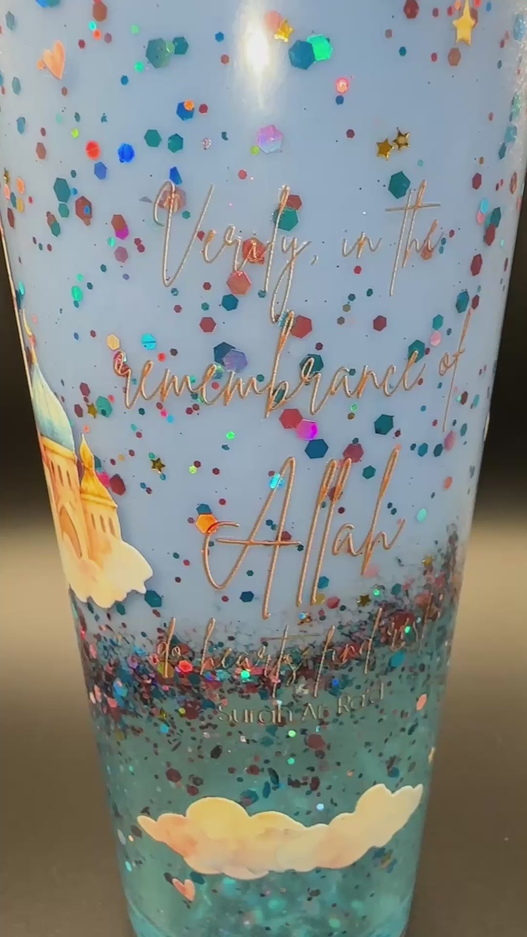 Remembrance of Allah Dual Lava Cup - Blue